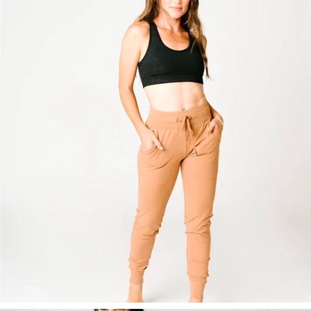 ZYIA Tan Women's Track Joggers